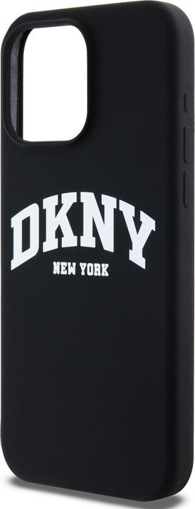 Produktbild DKNY DKHMP15LSNYACH iPhone 15 Pro 6.1" czarny/black hardcase Liquid Silicone White Printed Logo MagS (Apple iPhone 15 Pro)