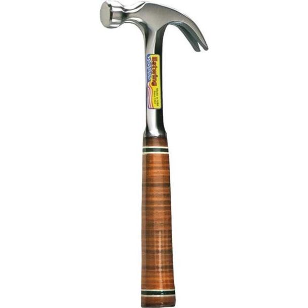 Estwing, Martello, E16C Martello ad artiglio curvo - Manico in pelle (448 g)