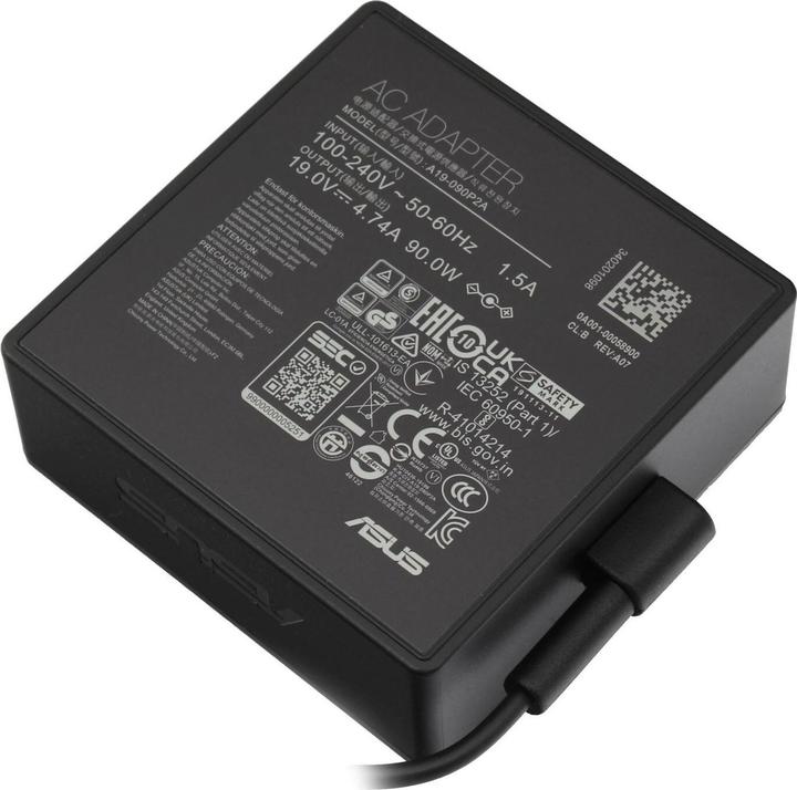 Produktbild ASUS AC Adapter 90W 19VDC, 4.74A - incl. EU Power Cord (90 W)