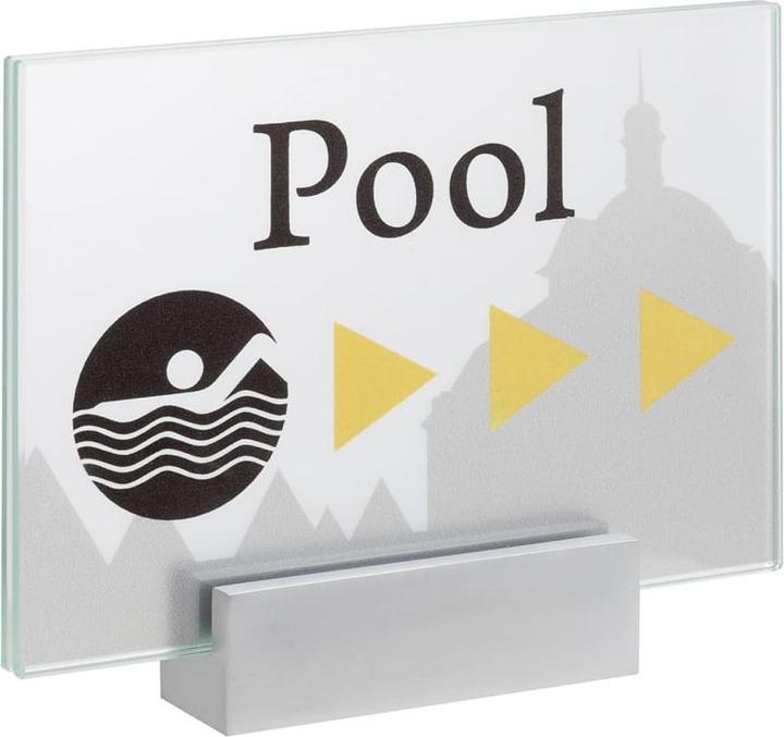Produktbild Moedel MONACO™ Türschild, Höhe 105 mm, DIN A6, Gewicht 0,54 kg