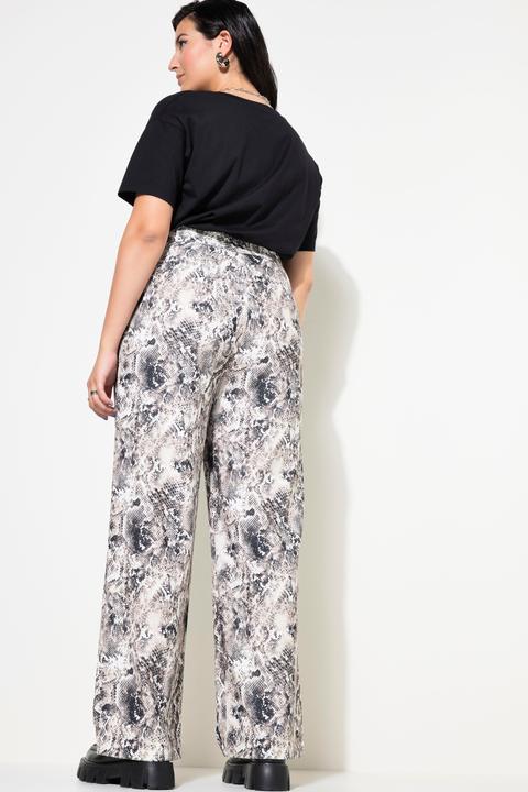 Produktbild Studio Untold Hose, Wide Legs, High Waist, Snake-Print (52)