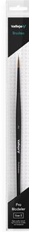 Actual product image Vallejo Brush / Pro Modeler - Natural Hair Round Brush No. 3