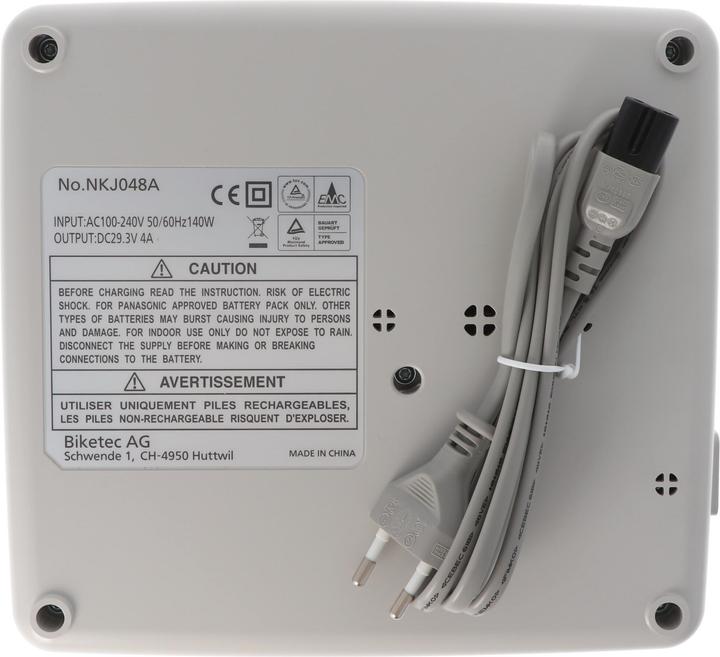 Produktbild Panasonic original Ladegerät 4A NKJ050B, NKJ044B, NKJ048A, NKJ050A nur für 26V Akku (E-Bike Ladegerät)