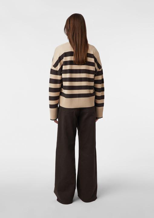 Produktbild Comma Strickjacke Gestreifter Cardigan im Boxy-Fit (34)