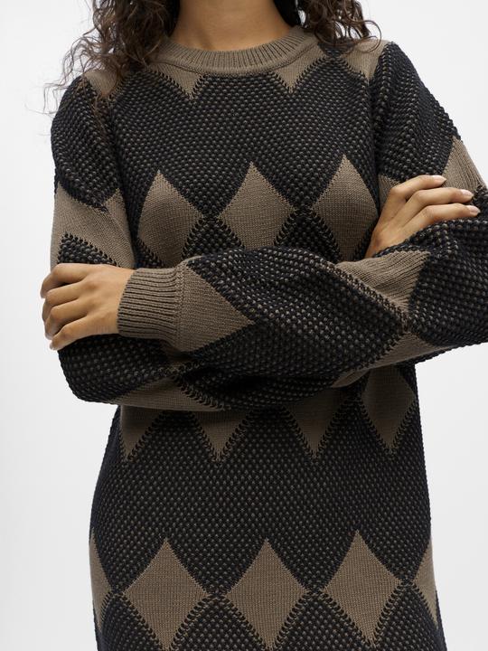 Produktbild Object Gemustertes Strickkleid (XL)