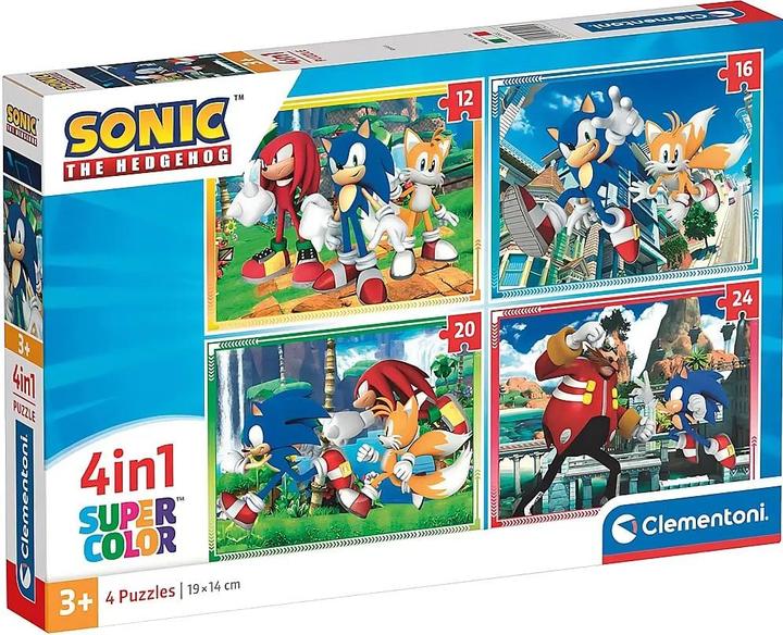 Immagine prodotto Clementoni Puzzle Sonic, 4in1 (12 pezzi)