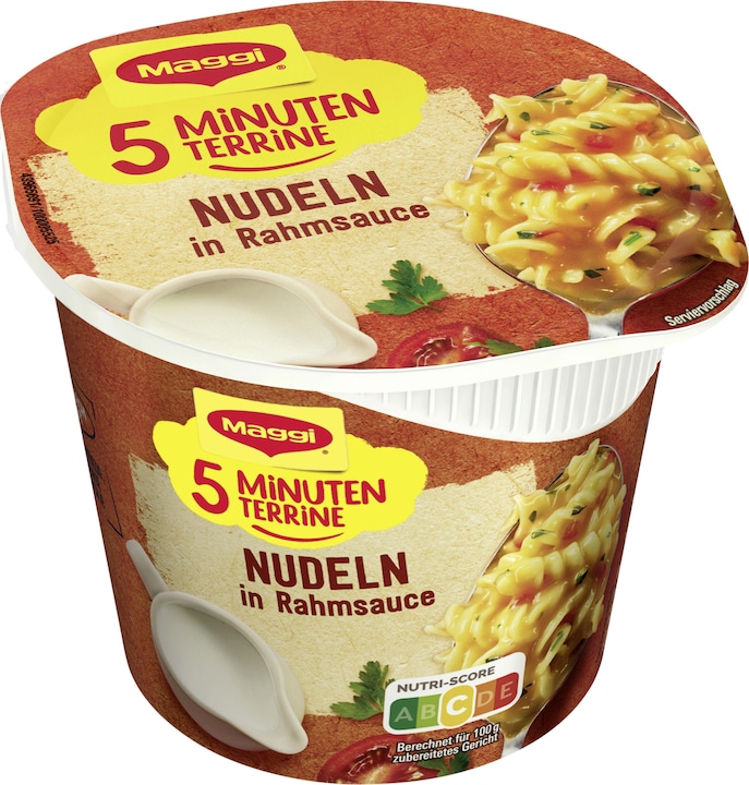 Produktbild Maggi 5 MINUTEN TERRINE Nudeln Rahmsauce (61 g)