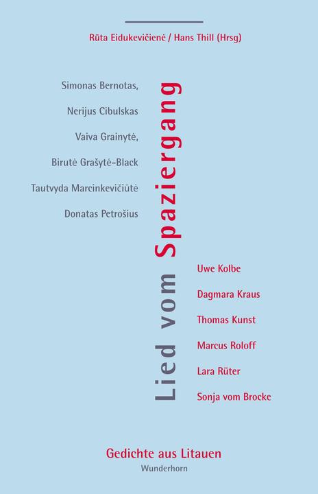 Produktbild Lied vom Spaziergang (Deutsch, Litauisch, Hans Thill, Ruta Eidukeviciene, 2024)