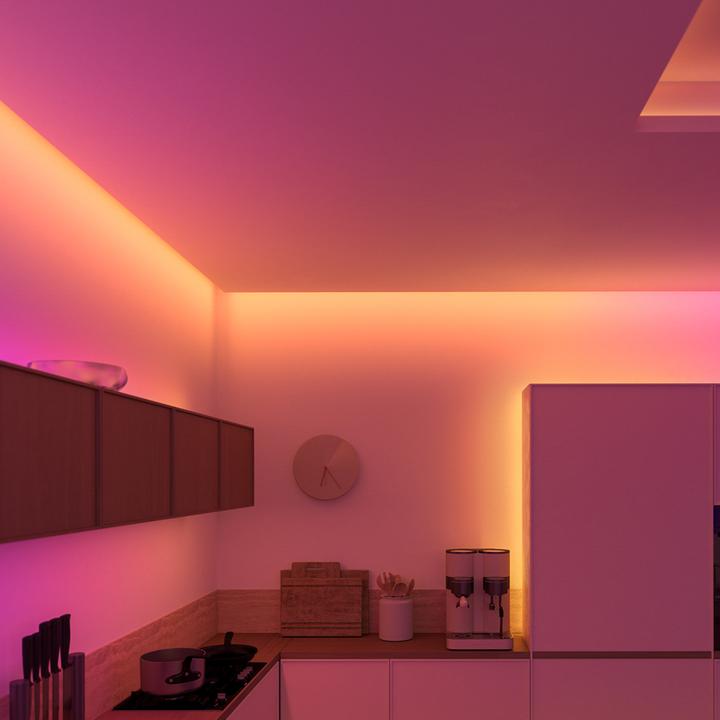 Produktbild Philips Hue Flux Ultra Bright Gradient Lightstrip (Mehrfarbig, 300 cm, Indoor)