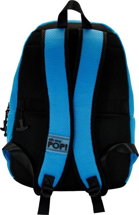 Actual product image Oh My Pop! Mesh Backpack Cyan Neon