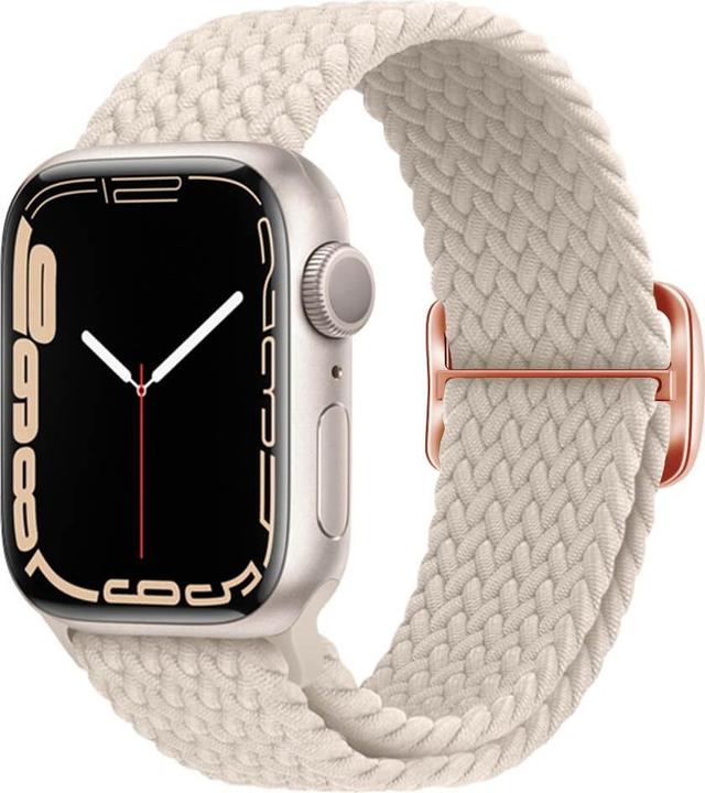 Productafbeelding Cover-Discount Apple Watch 42/41/40mm - Nylon gevlochten vervangend bandje (Nylon)