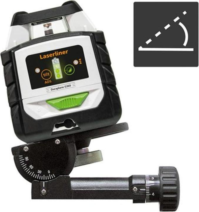 Produktbild Laserliner Hybridlaser Duraplane G360 Set 175cm (GRX 60 2Lithium LT 3m Hardcase) - 052.555A