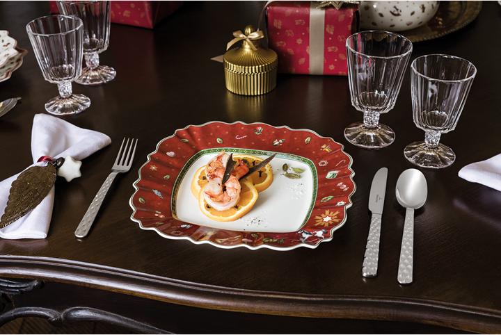 Actual product image Villeroy & Boch Speiseteller eckig, rot Toy's Delight (1 x)