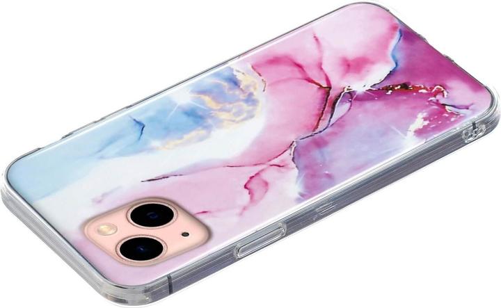 Produktbild Cover-Discount iPhone 14 - Silikon Gummi Case Pink Marble (Apple iPhone 14)