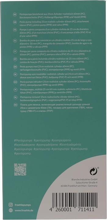 Produktbild Fröhle Real. Penispumpe Professional