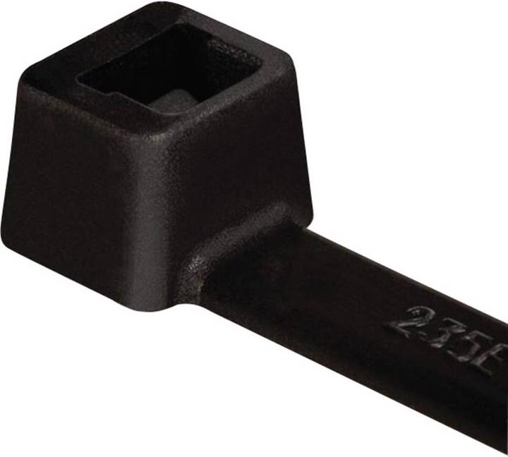 Actual product image HellermannTyton Cable tie internally serrated T series (Plastic cable ties, 390 mm, 100 pcs.)