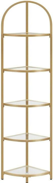 Vasagle Corner shelf gold 28.0 x 28.0 x 158.0 cm (28 x 28 x 158 cm)