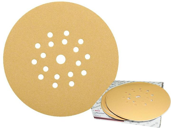 Actual product image Bosch Professional Zubehör EXPERT C470 Sandpaper with 19 holes for drywall sander, 225 mm, G 40, 25 pcs. (40)