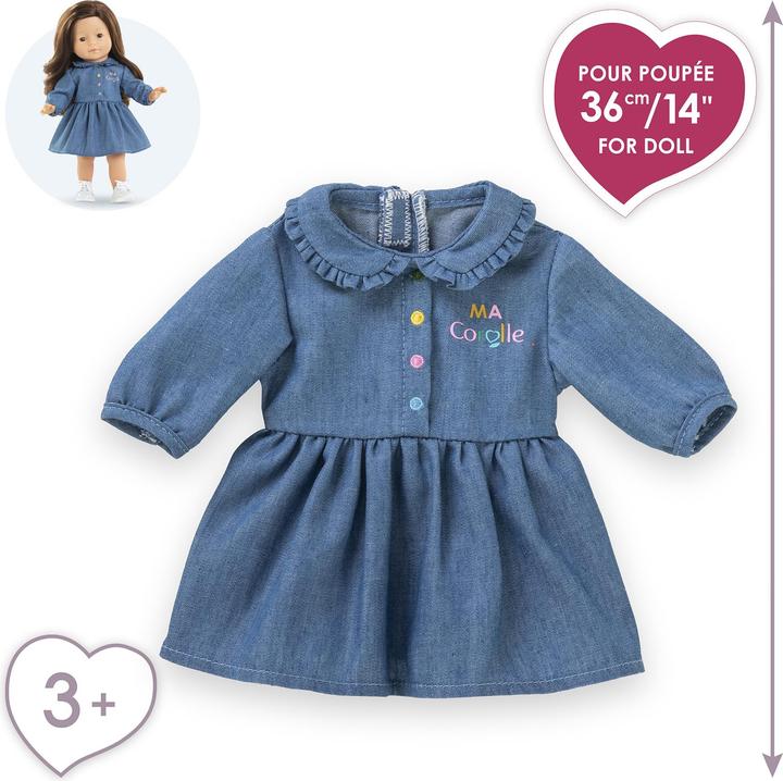 Produktbild Corolle Jeanskleid für Babypuppe, 36 cm