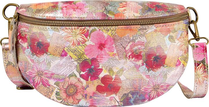 Actual product image Joe Browns Metallic Floral Leather Bum Bag