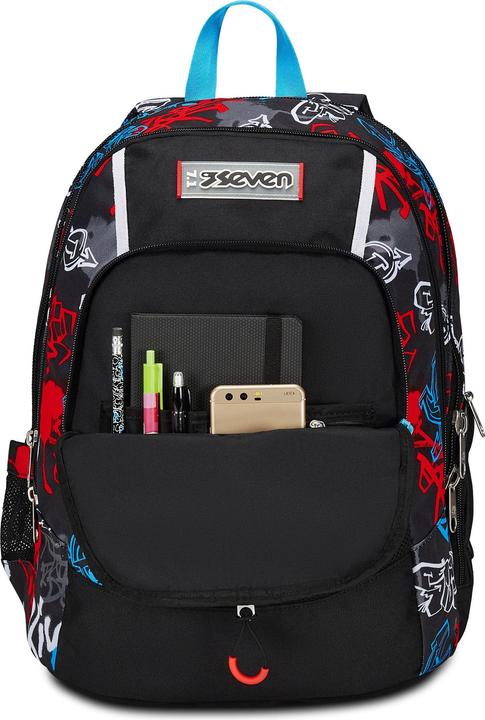 Immagine prodotto Seven Zaino Scuola Advanced Half Street Nero (32 l)