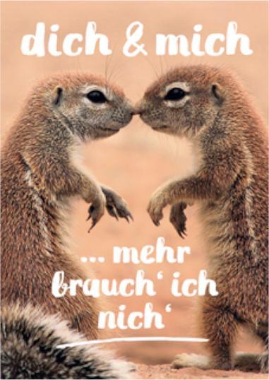 Anderskartig Postkarte Modern Times Dich und Mich