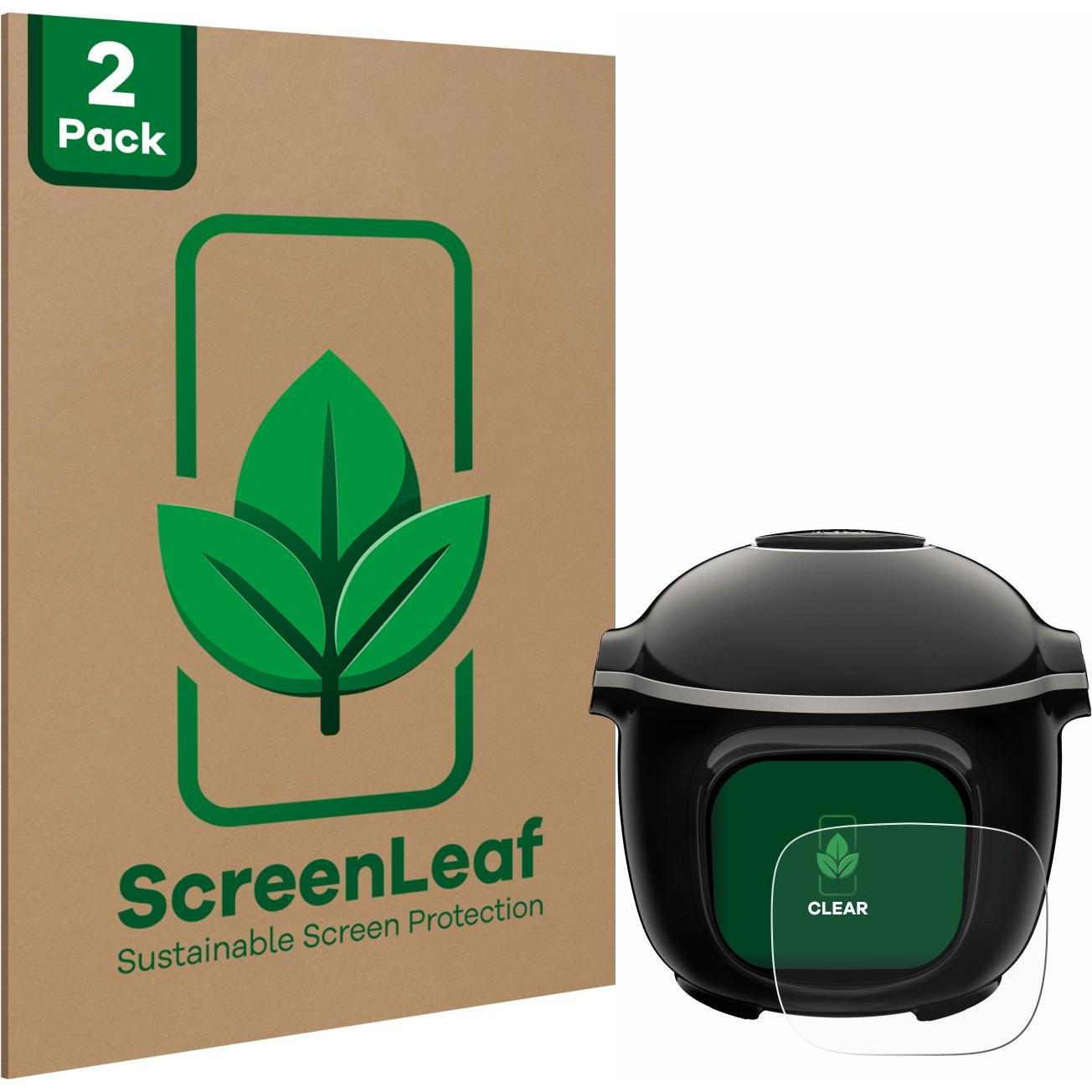 ScreenLeaf Schutzfolie nachhaltiger Displayschutz Displayschutzfolie Folie Klar Transparent, Zubehör Küchengeräte, Trans...