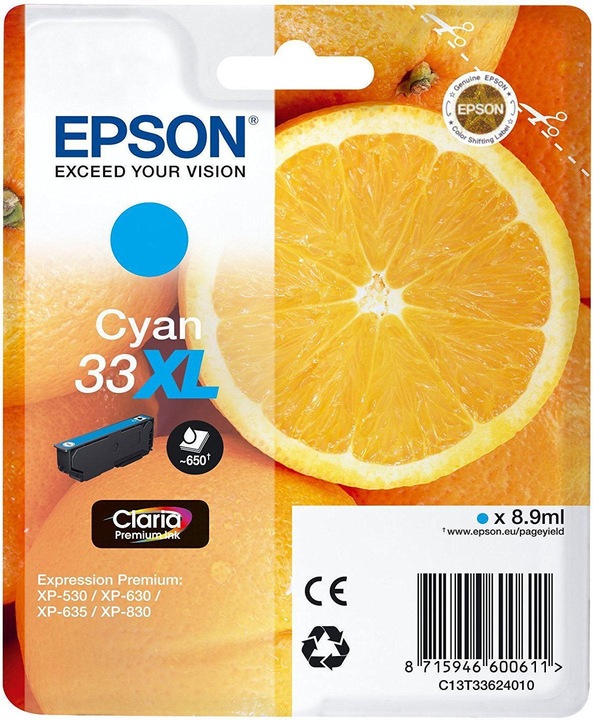 Produktbild Epson 33XL Claria Premium (C)