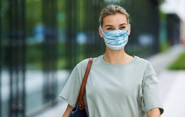 Actual product image Buff Filter Mask Marakrana Sky Blue (Protection class II, Protection class I, 1 x)