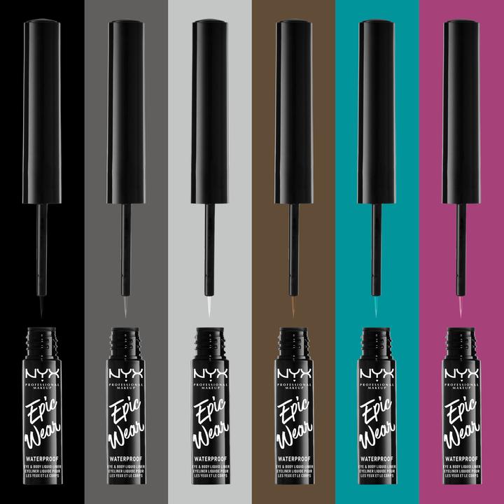 Actual product image NYX Professional Make-Up Epic Wear Metallic Liquid Liner - Silver Metal (Silver metal)
