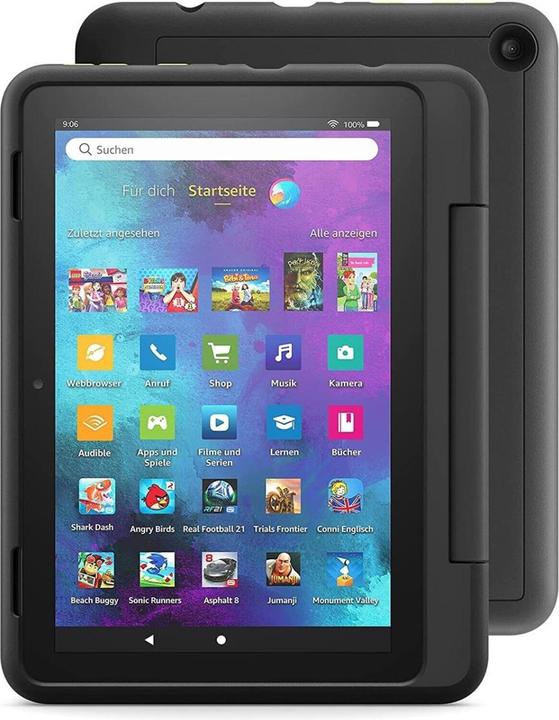 Image du produit Amazon Fire HD 8 Kids Pro (2021), housse incluse (8", 32 Go, Noir)