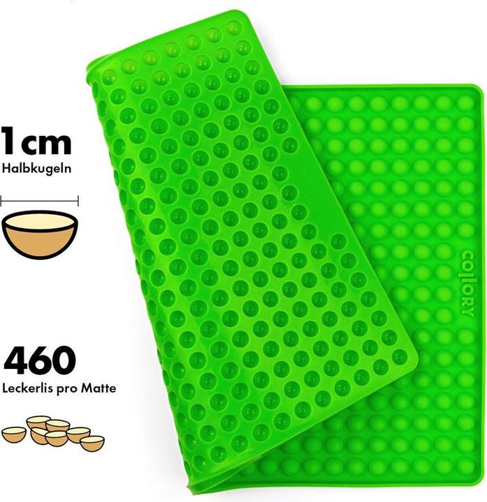 Collory Backmatte für mini Hundeleckerlis Halbkugel (39.50 x 28.50 cm)