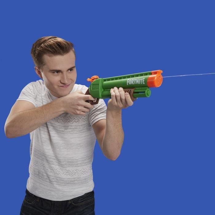 Actual product image Hasbro Nerf Super Soaker E7647FF21 Nerf Fortnite SG Water Blaster-Pump-Action