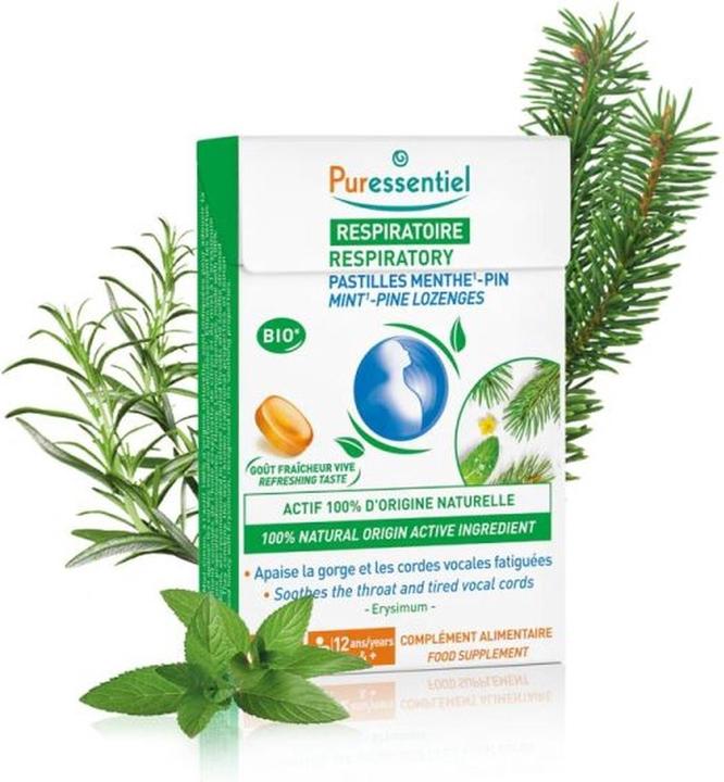 Actual product image Puressentiel Lozenge Respiratory Mint Pine Lozenge (20 Piece)
