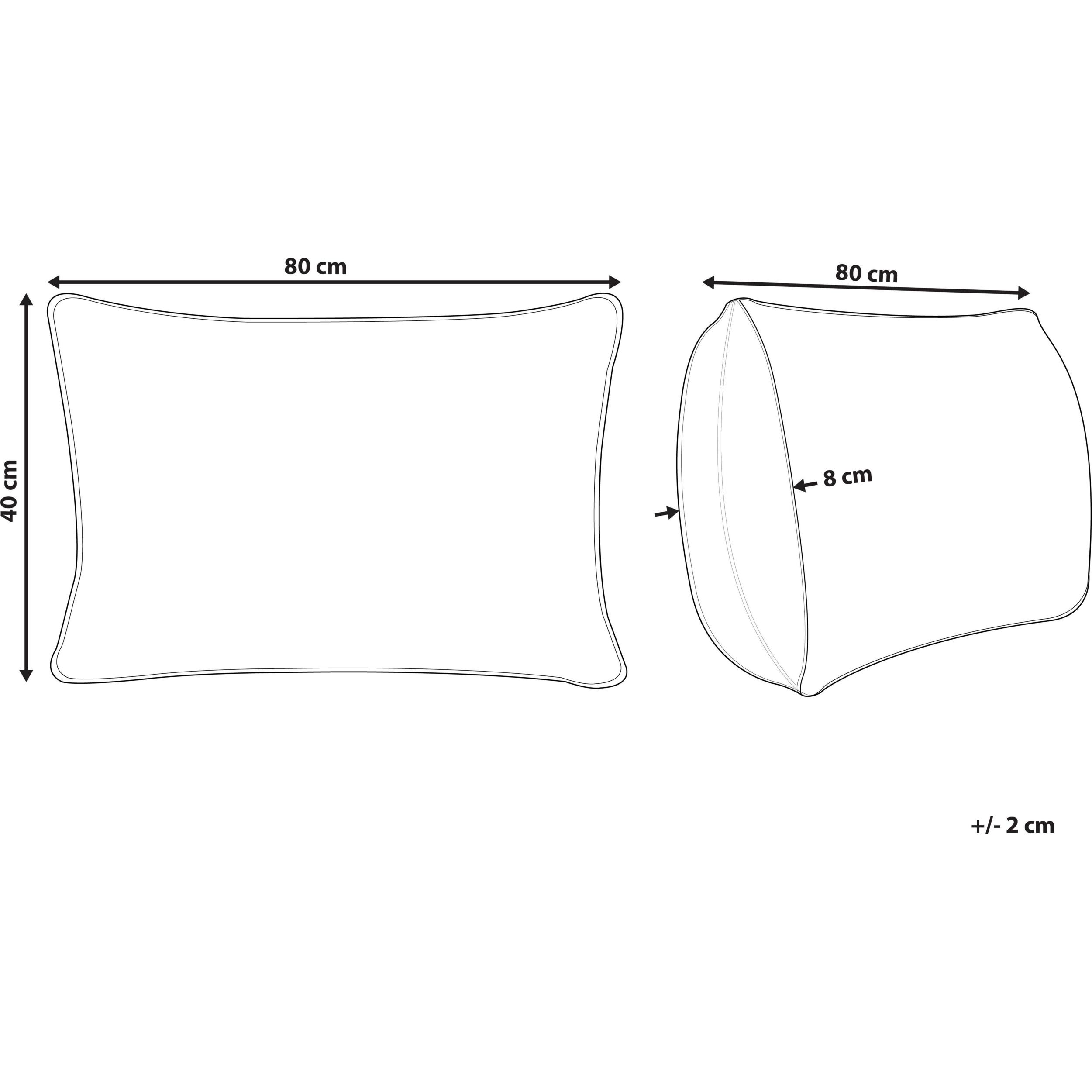 Thumbnail - Beliani, Kopfkissen, Huangshan (40 x 80 cm)
