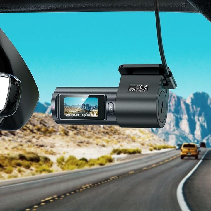 Produktbild Hoco Headphone with microphone driving recorder with display 2K DV7 black (Eingebautes Display, Eingebautes Mikrofon, 2K)