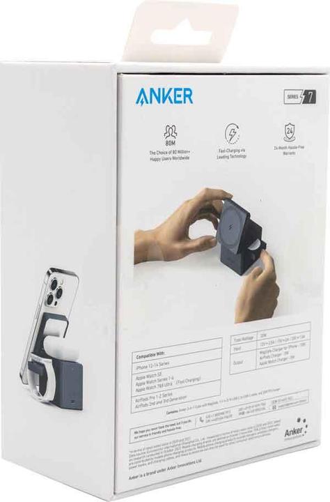 Actual product image Anker 3-in-1 Cube with MageSafe 2B2 (30 W)