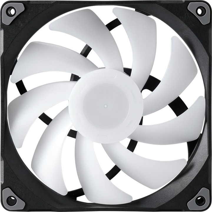 Actual product image Phanteks M25 PWM D-RGB fan, 3-pack - 140mm, black (140 mm, 3 x)