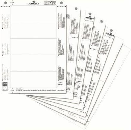 Image du produit Durable Feuille pour plaque de porte Info Sign 4802 Click Sign 4862