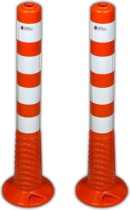 UvV 2 Stueck Set Absperrpfosten Ecoline 75cm