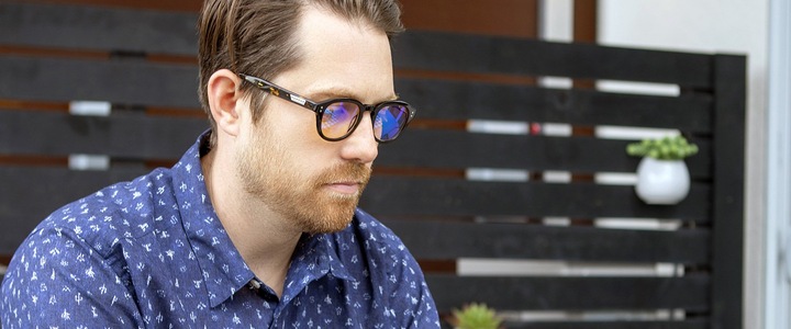 Actual product image Gunnar Emery Computer Glasses - Clear lens, black/tortoiseshell