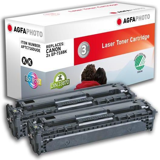 AGFAPHOTO, Toner, Toner 2x Black (BK)