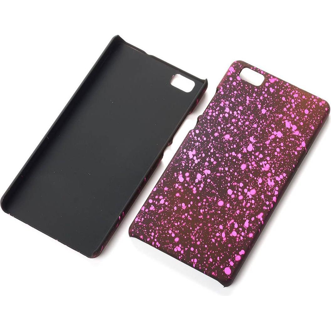 König Design Handy Hülle Schutz Case Bumper Schale Rahmen für Huawei P8 Lite 3D Sterne Pink (Huawei P8 Lite), Smartphone...