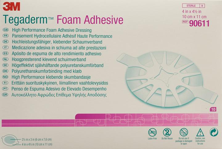 Immagine prodotto 3M Tegaderm schiuma adesiva, ovale 5 x 7,6 cm (10 x)
