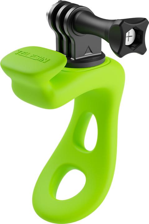 Telesin rubberen stuurhouder voor actiecamera's (groen)