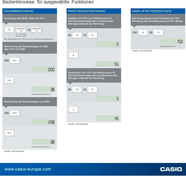 Produktbild Casio MS-80F (Batterien)