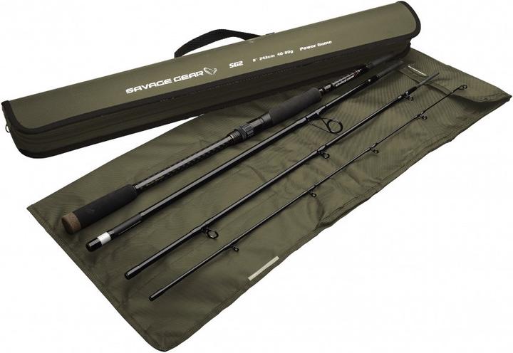 Actual product image Savage Gear SG4 Medium Game Travel Rod (Itinerary, 243 cm)