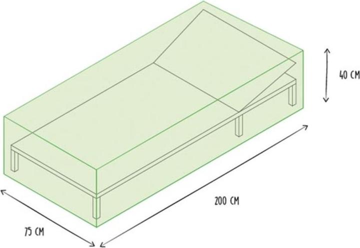 Image du produit Garden Lights Housse d'Extérieur pour Chaise Longue