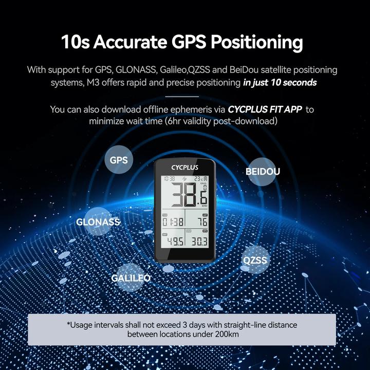 Produktbild Cycplus M3 GPS bike computer