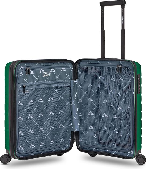 Actual product image Bergpfeil Travel 4-Rollen Kabinentrolley S 55 cm mit Dehnfalte (44 l)